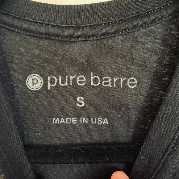Pure Barre “Living My Best Life” Cropped Tank - Picture 3 of 4
